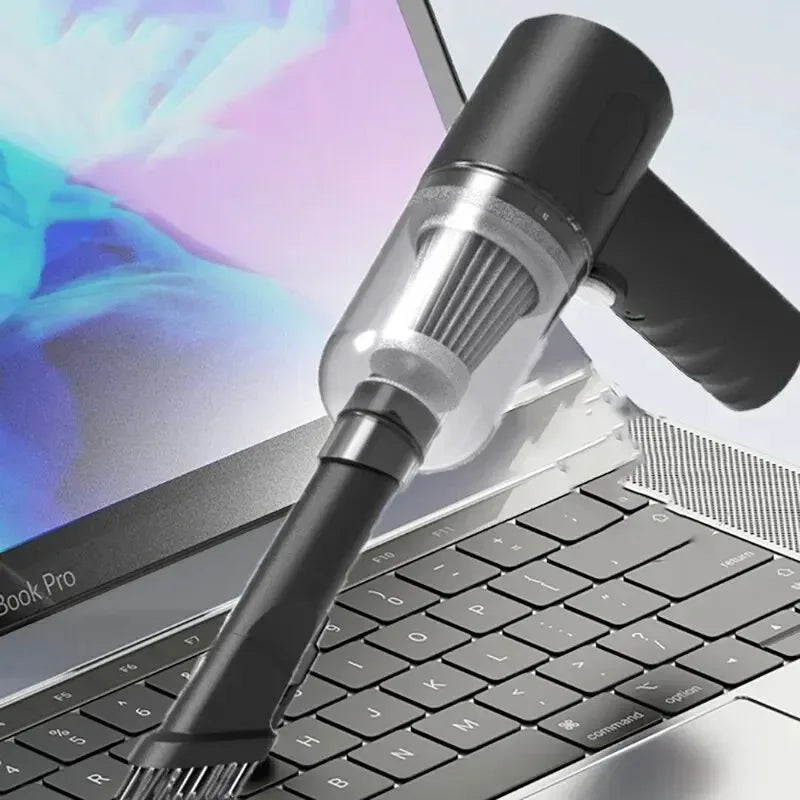 Wireless Car Vacuum Cleaner – USB Charging 1200mAh Portable Cleaner