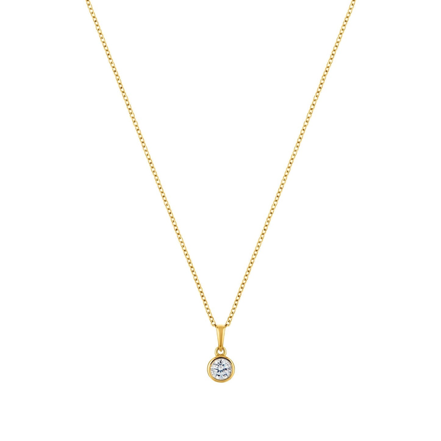 Circle of Life Gold Plated Sterling Silver Necklace
