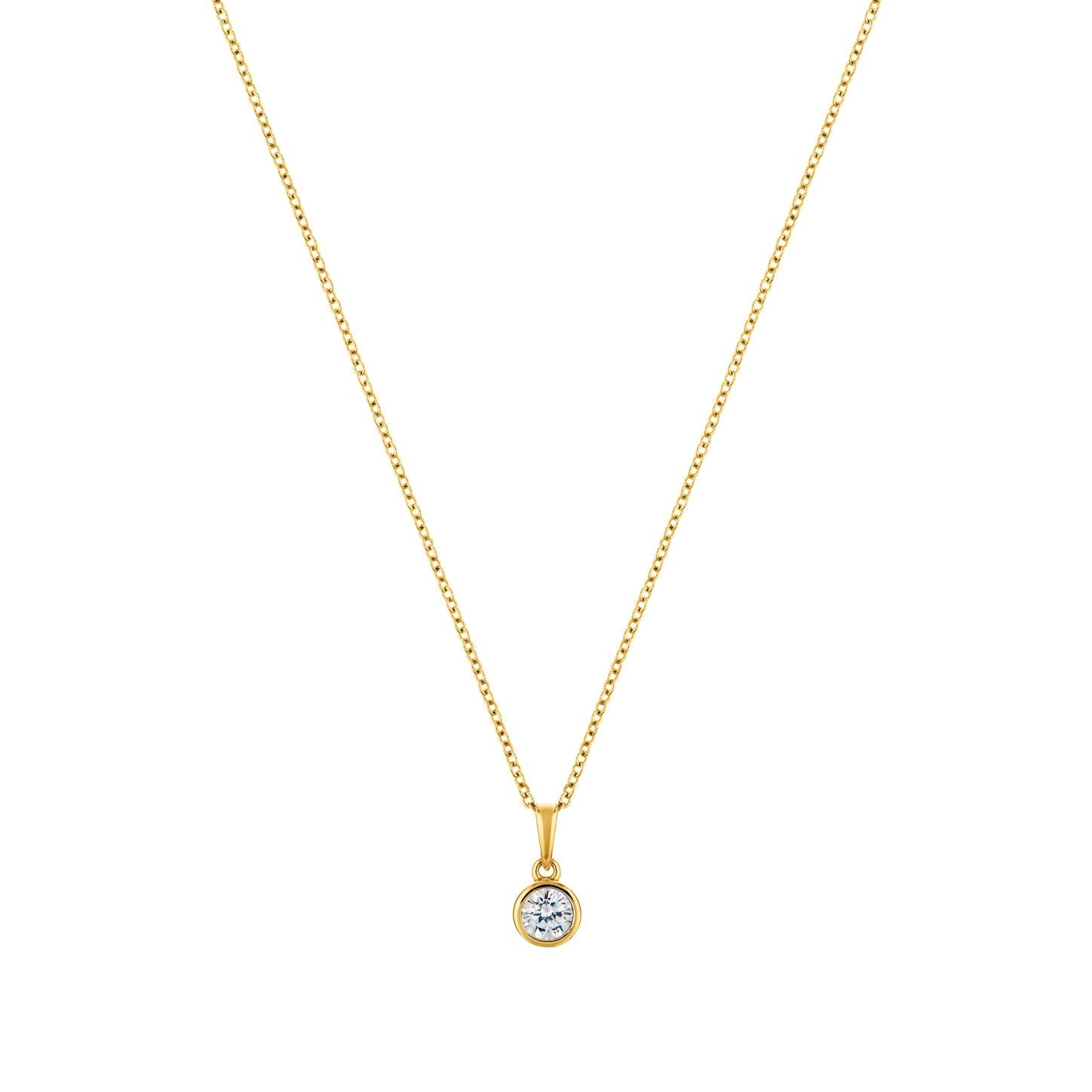 Circle of Life Gold Plated Sterling Silver Necklace