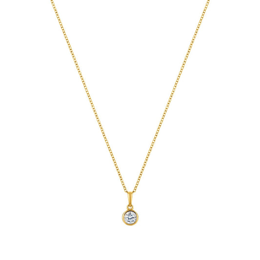 Circle of Life Gold Plated Sterling Silver Necklace
