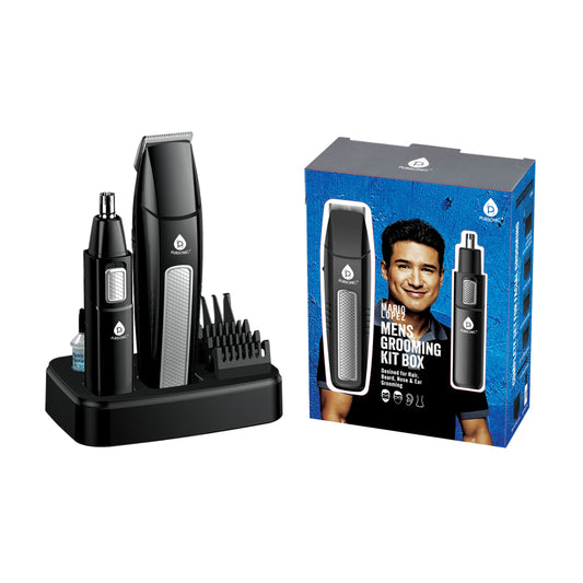 Mario Lopez Mens Grooming Kit – 10 Piece Trimmer Set