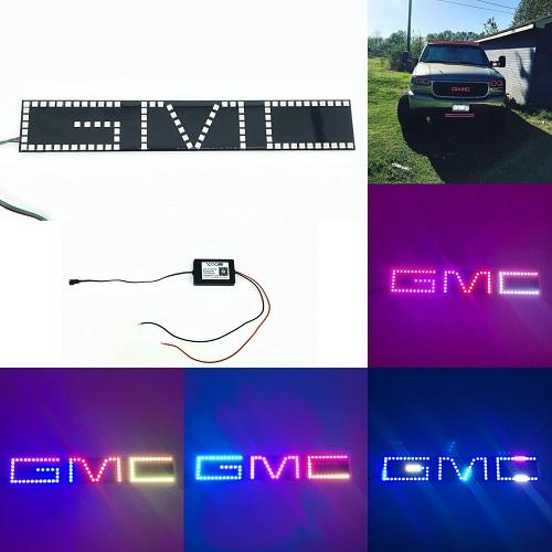 GMC Emblem RGB LED Logo Light