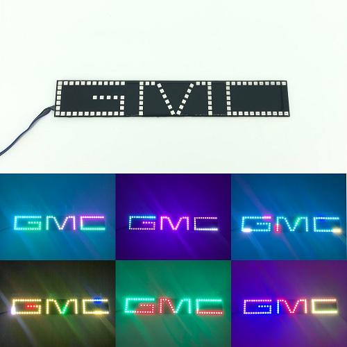 GMC Emblem RGB LED Logo Light